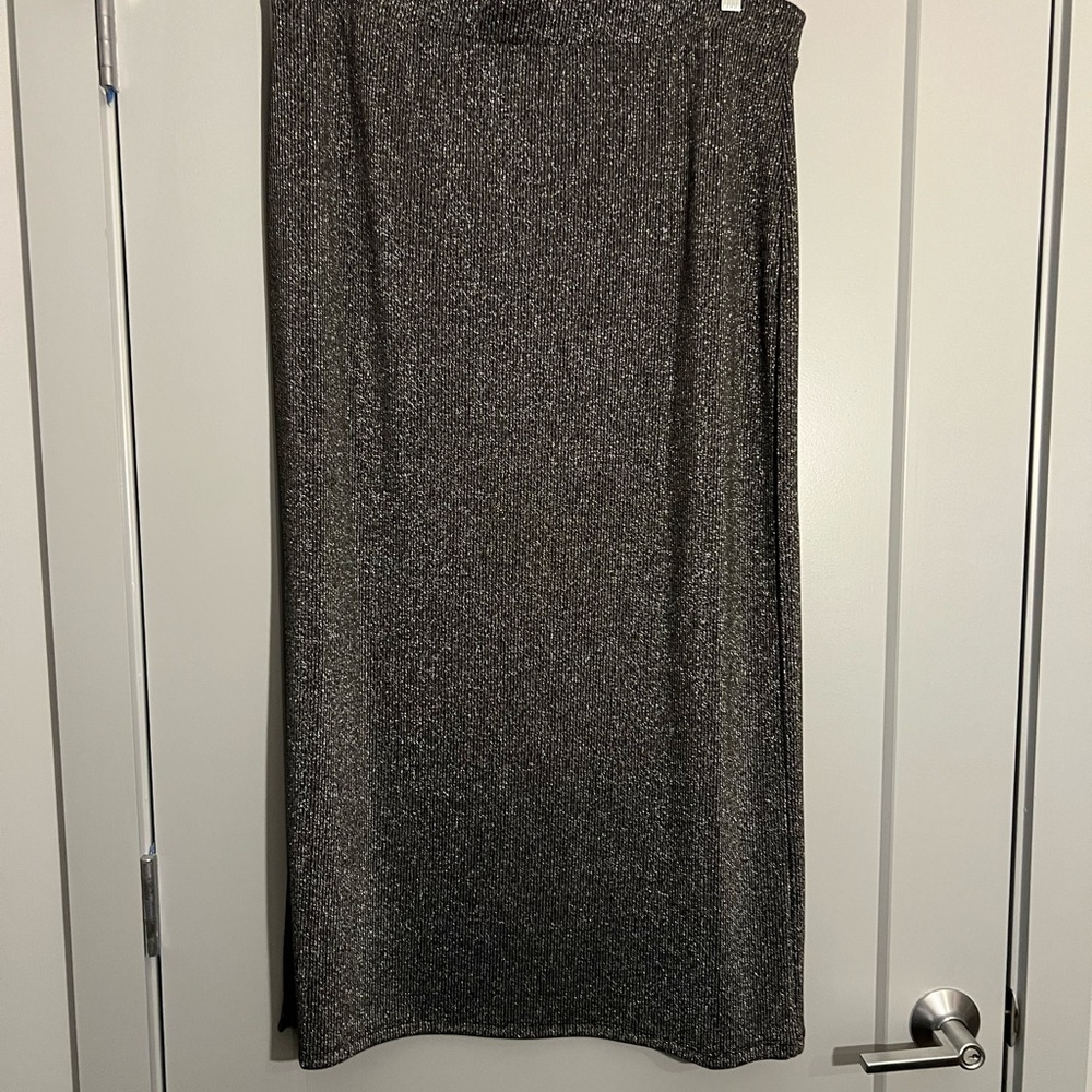 Old Navy Shimmering Black Maxi Skirt